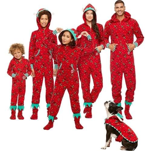 Family Outfits Pajama Set Christmas Matching Clothes 2021 Father Mother and Daughter Son Family Clothing Aldult Baby Home Wear