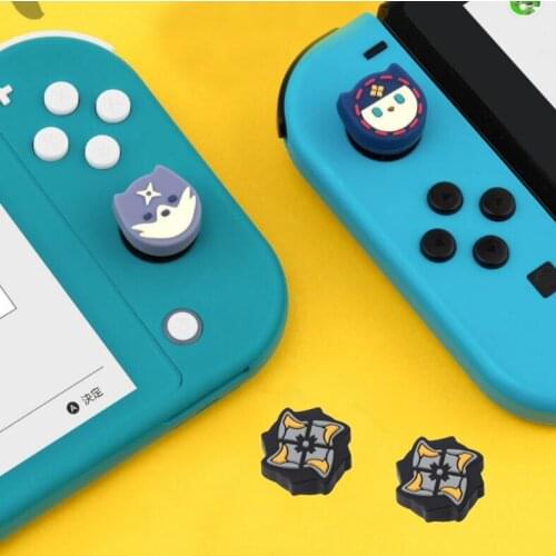 Silicone Thumb Stick Grip Cap Joystick Cover For Monster Hunter RISE Nintend Switch NS Lite Joy-con Controller Thumbstick Case