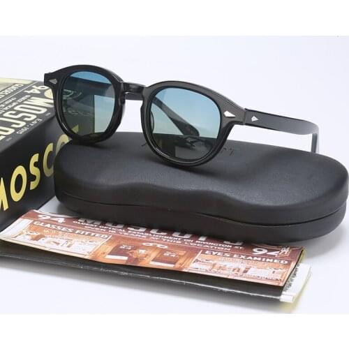 Johnny Depp Sunglasses Men Women With Case&Box Luxury Brand Designer Lemtosh Style Sun Glasses For Male Female Oculos de