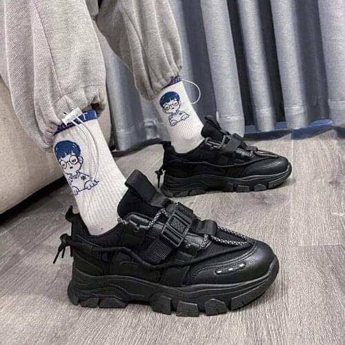 Hong Kong style old shoes ins super popular all-match Korean street style sports shoes womens casual 2021 new shoes