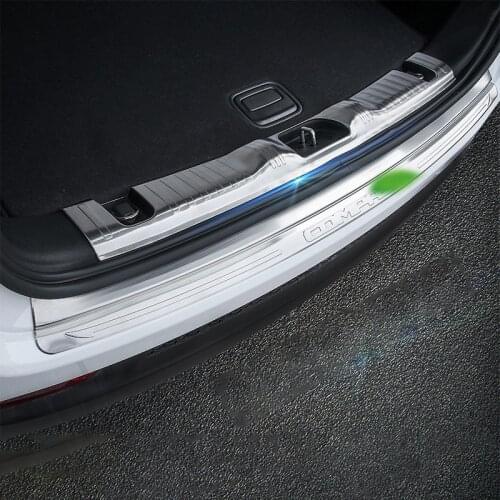 Rear Bumper protection Guard stainless steel Anti-scratch Anti-Play Pad Luggage Compartment Pedal For Jeep Compass 2017-2019