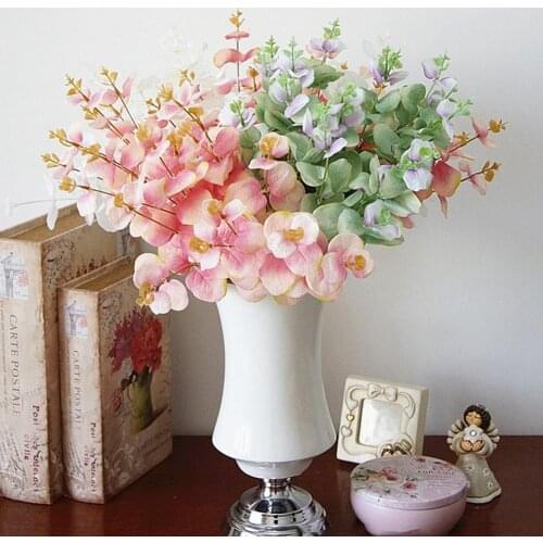 2021 New 1Pc Artificial Eucalyptus Leaf Garden DIY Party Home Holiday Stage Decor For Wedding Shooting Prop Home Decoration