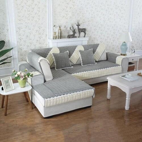 1PC Nordic Thick Corduroy fabric sofa cover non-slip Anti-dirty Protect Pet Dog cushion couch cover for sofa backrest towel