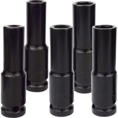 10Pcs 8-24Mm 1/2 inch Drive Deep Impact Socket Set Heavy Metric Garage Tool For Wrench Adapter Hand Tool Set