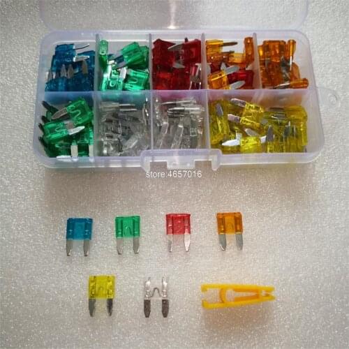 120pcs Auto Automotive Car Boat Truck Blade Fuse Box Assortment 5A 10A 15A 20A 25A 30A