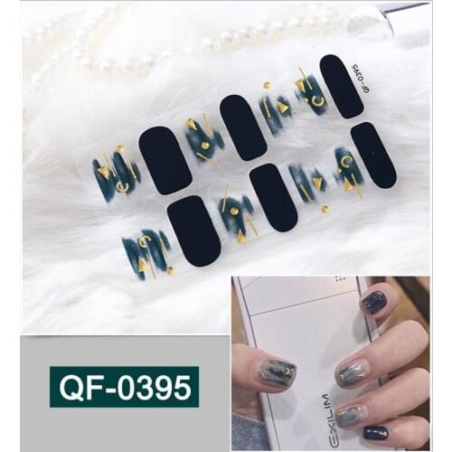 14Tips/Sheet Decals Stars Moon Nail Art Sticker Waterproof Full Cover Adhesive Slider Wraps Manicure DIY Nail Decorations Woman