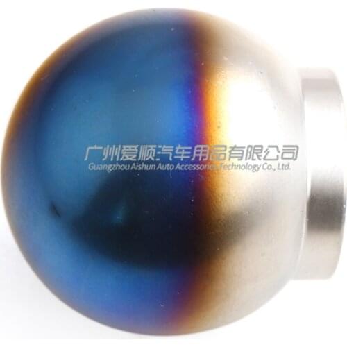 2021 Suitable For Titanium Automobile Alloy Refitting Lever Spherical Baking Blue Manual Gear Racing Wave Sti Shift Head