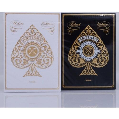White Artisans Deck Cards High Quality Playing Cards New Poker Cards for Magician Collection Card Game