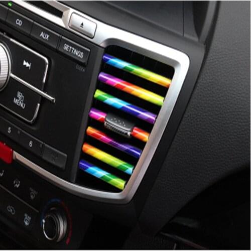 Car Air-Conditioning Air Outlet Decorative Strip Modified Interior Products Middle Mesh Clip Strip