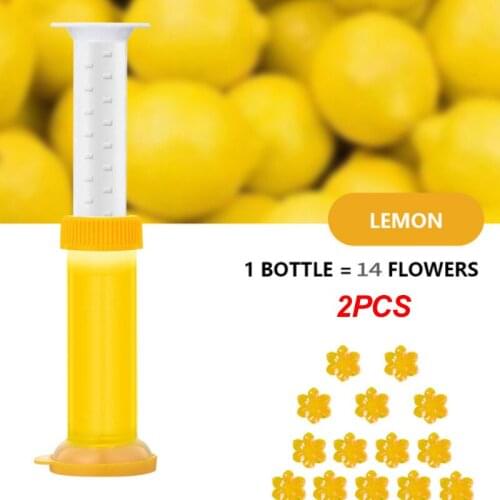 2pcs Toilet Deodorant Flower Aromatic Toilet Cleaner Remove Odors Household Cleaning Fragrance Toilet Gel No Traces 14 Flowers