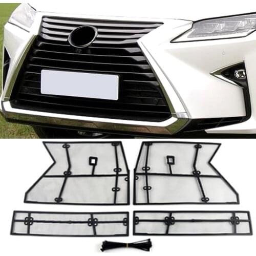 For Lexus RX200T 2018 2017 Accessories Steel Car Front Grill Insect Net Screening Cover Protection Mesh Fit Lexus NX200 17 18