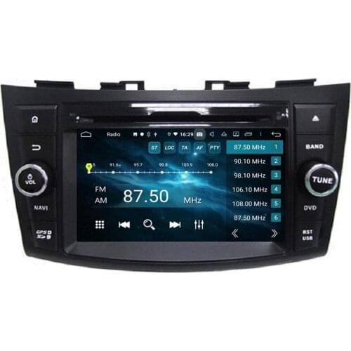 DSP PX6 Android 10 Car Radio DVD GPS Navigation for Suzuki SWIFT 2011 2012 Bluetooth 5.0 WIFI Multimedia Player