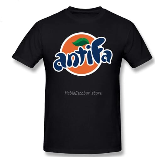 Antifa T Shirt Antifa T-Shirt Print Men Tee Shirt Short Sleeves Funny Oversized Casual Cotton Tshirt