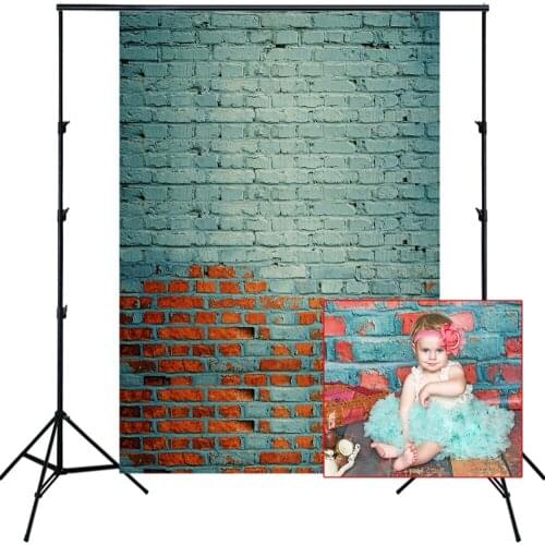 HUAYI Photography Backdrop Old Peeling Brick Wall Photo Booth Background Custom Newborns Child Birthday Studio Backdrop XT-4157