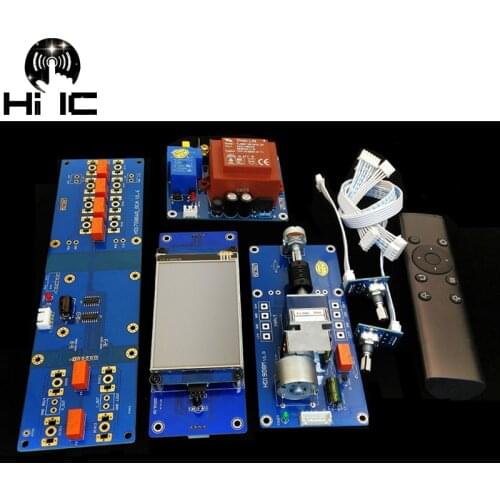 Color Screen HiFi Infrared Remote Control Volume Control Adjust Board APLS 27 Amplifier Preamp Motor Potentiometer Adjusts
