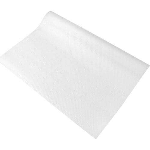 Kitchen Tool Clear Waterproof Oilproof Shelf Cover Mat Drawer Liner Cabinet Non Slip Table Adhesive For Cupboard Refrigerator