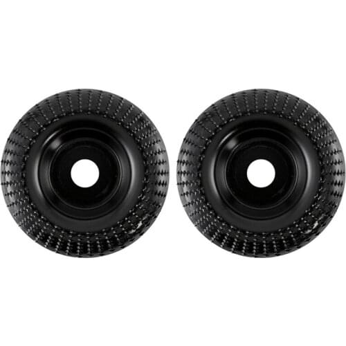 HOT 2PCS 100mm Wood Shaping Disc Grinding Wheel Rotary Disc Sanding Polish Wood Carving Disc Tools for Angle Grinder