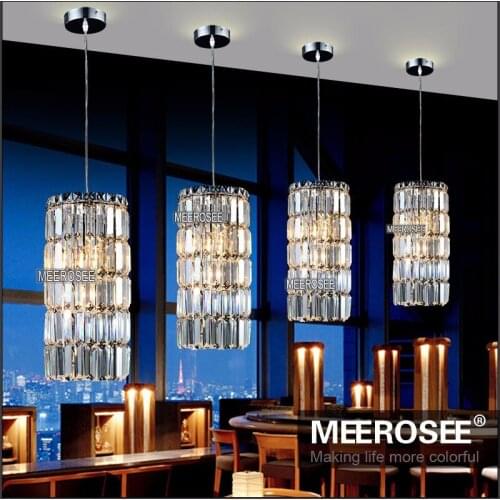 Small Modern Pendant Lights Crystal Hanging Lustre De Cristal Lamp Dining Room Foyer Pendant Lighting 100% Guarantee Luminaria