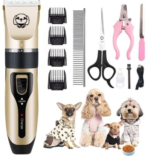 Dog Clipper Pet Grooming And Care Hair Trimmer Shaver Scissors For Cats Dogs Grooming Professional Electric Trimmer Dog Supplies