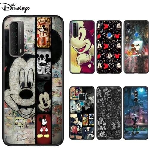Soft Cover Disney Mickey Mouse For Huawei P Smart 2021 2020 Z S Mate 40 RS 30 20 20X 10 Pro Plus Lite 2019 Phone Case