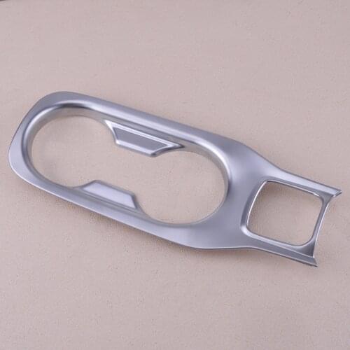 Silver ABS Matt Console Front Water Bottle Cover Trim Cup Holder Fit For Toyota Corolla Hatchback 2019