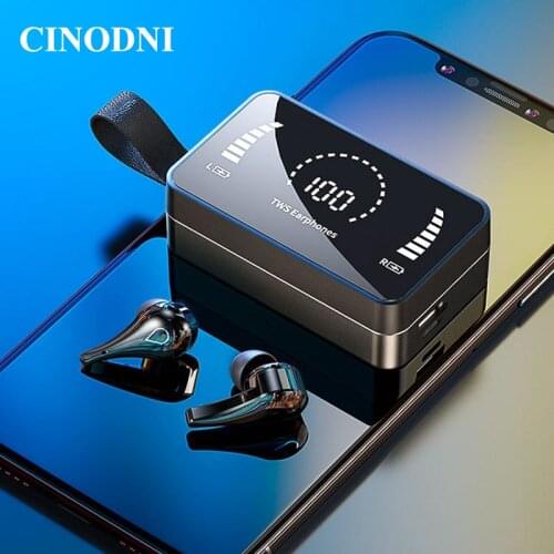 3500mAh Power Bank TWS Bluetooth 5.0 Earphones Wireless Headphone 9D Stereo Sports Waterproof Earbuds Headsets H3