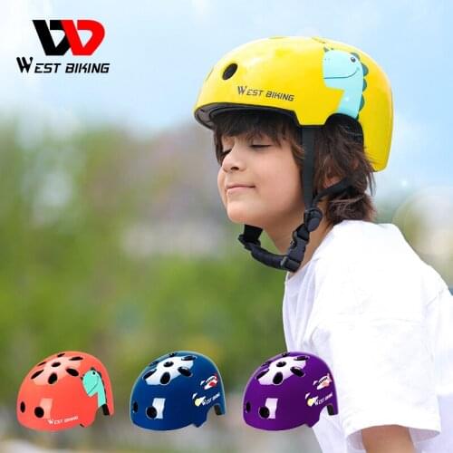 WEST BIKING MTB Bike Helmet Kids Ultralight Childrens Head Protective Gear capacete ciclismo Cycling Scooter Riding Helmet