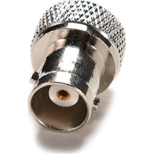 1pc BNC Female Jack To SMA Male Plug Coax Straight Connector Adapter Nickel Drop Shipping