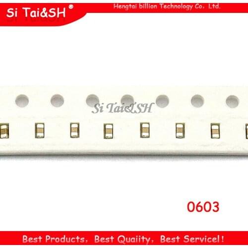 100pcs 2.2uF X5R Error 10% 16V 0603 225 SMD Thick Film Chip Multilayer Ceramic Capacitor