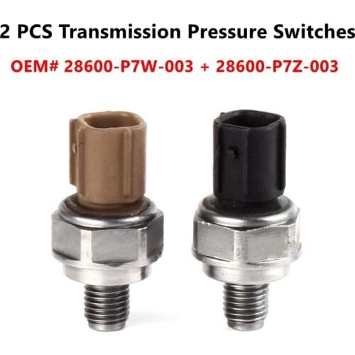 2 PCS Transmission Pressure Switches OEM# 28600-P7W-003 + 28600-P7Z-003 Fits For Honda