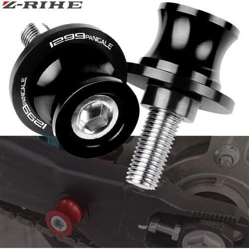 Motorcycle Accessories CNC Aluminum 8MM Swingarm Spools Slider Stand Screw For DUCATI 1299 Panigale 1299Panigale 2015-2018 2019