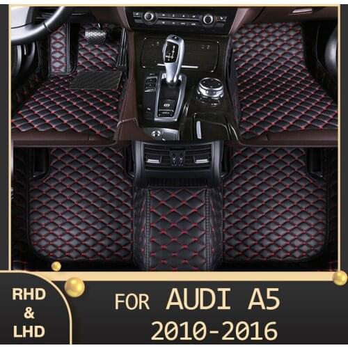 MIDOON Car floor mats for Audi A5 Sedan(Four doors)2010 2011 2012 2013 2014 2015 2016 Custom auto foot Pads automobile carpet co