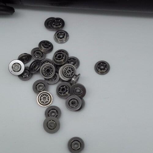 FREE SHIPPING 100pcs FR144 inch miniature bearings open bearings (3.175*6.35*2.38)Flange bearings