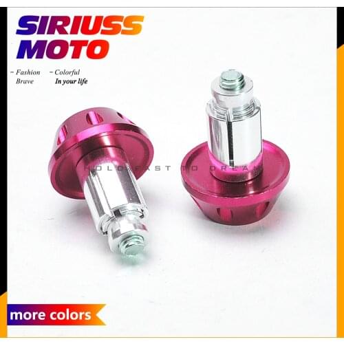 CNC Aluminum 7/8 Inch Motorcycle Handlebar Gear Balanced Plug Universal Handle Bar End Grips
