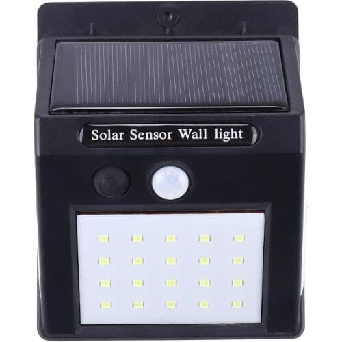 20/25/35/40LED Solar Power Light PIR Motion Sensor Solar Wall Lamp Outdoor IP65 Waterproof Energy Saving Garden Yard Lamps