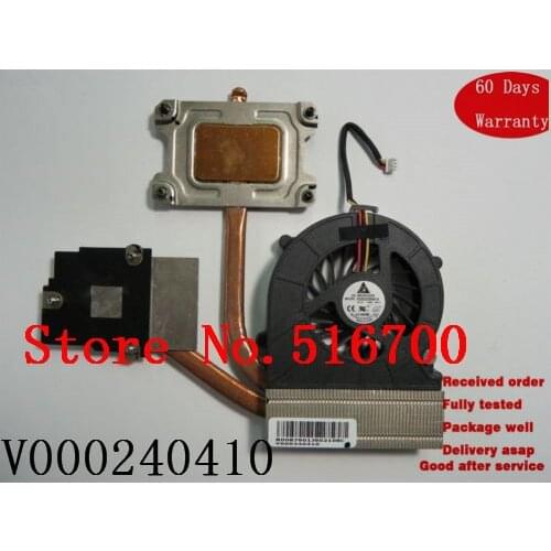 Good quality V000240410 100% Work Perfect For Toshiba Genuine L630 L635 Heatsink + Fan Tested