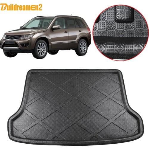 Buildreamen2 For Suzuki Grand Vitara / Escudo 5-Door 2006-2014 Car Rear Trunk Mat Tail Cargo Pad Tray Boot Liner Floor Carpet