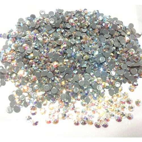Hot sale new glue free shipping size ss20 5mm CRYSTAL AB color with 1440 pcs each pack ; diamond stone for GARMENTS