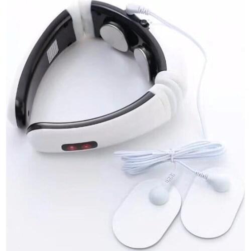 Cervical Spine Massager Electric Stimulator NecK Massager 3 Levels Battery Start Magnetic Therapy Body Relax Instrument