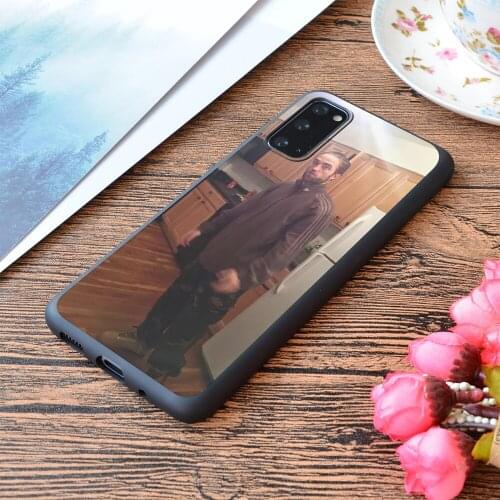 For Samsung Galaxy Pattinson Standing Meme Hd Print Soft Matt Phone Case