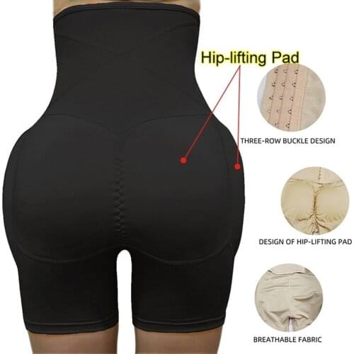 S-6XL Women Bum Lifter Hip Lift Enhancing Panties Shaper Underwear Boyshort Tummy Control Thigh Slimmer Fake Ass Buttock Shorts