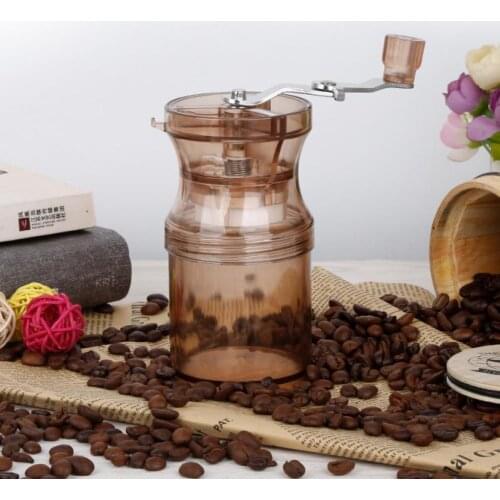 Mini Portable Ceramic Core Household Kitchen Salt Pepper Grinder Powerful Manual Coffee Beans Cereals Spices Grinder