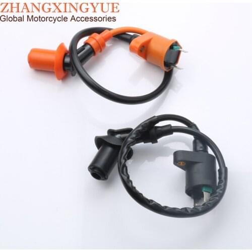 Scooter Standard & High performance Ignition coil for PEUGEOT V-Clic 50 GY6 50 80 100cc 125cc 150cc 4 stroke