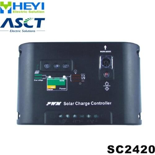 Solar controller 30 amp SC2420 12V / 24V solar controller pwm LED display for Solar Energy Generating Systems