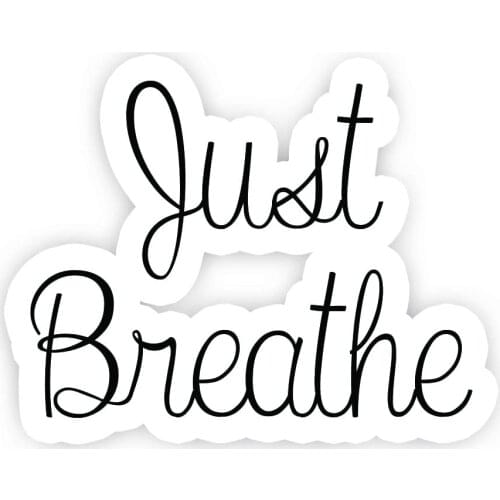 Dawasaru Inspirational Quote Car Sticker Waterproof Creative Decal Laptop Trunk Truck Motorcycle Auto Accessories PVC,6cm*5cm