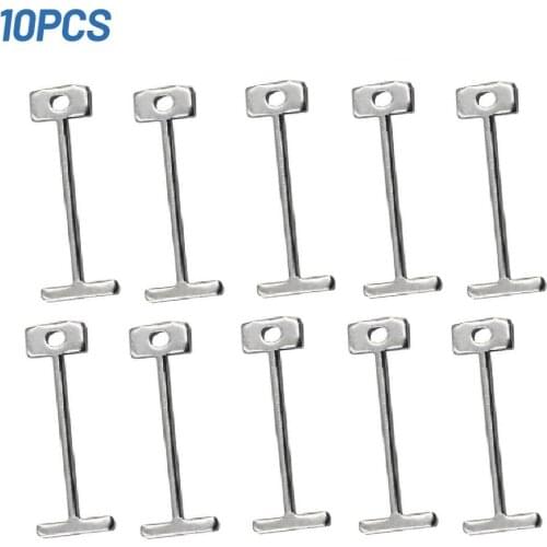 10/100pcs Steel Needles Tile Leveling System For Tile Laying Replacement Steel Needles Construction Tool