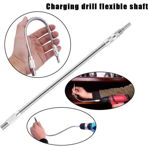 200/300mm Hex Flexible Shaft Extension Drill Hex Flexible Shaft Impact Driver Ratchet Screwdriver Bits Extend Rod Extension Bar