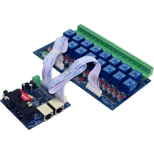 3 Sets 16CH Relay switch dmx 512 Controller, relay output high voltage LEDs DMX-RELAY-16CH Max 10A dmx512 Signal Controller