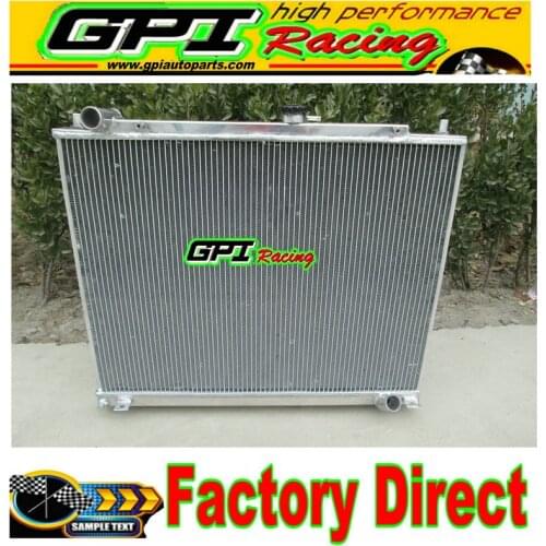 Aluminium Radiator For Mitsubishi Pajero III IV Montero/Shogun/Sfx V60/V70/V80 NM NP NS NT 2.8L/3.2L V6 DID Diesel MT 2000-2017