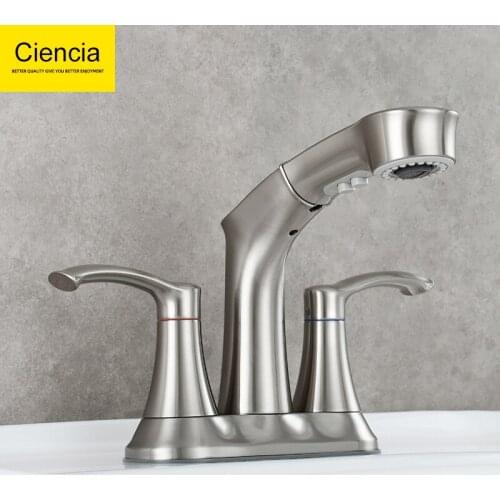 Ciencia Pull-out Bath Mixers With Shower Head